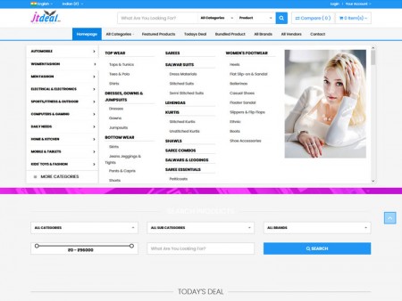Opencart(PHP),  Bootstrap, HTML, CSS3, Jquery, Javascript Project in India